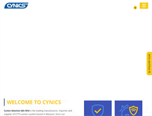 Tablet Screenshot of cynics.com.my